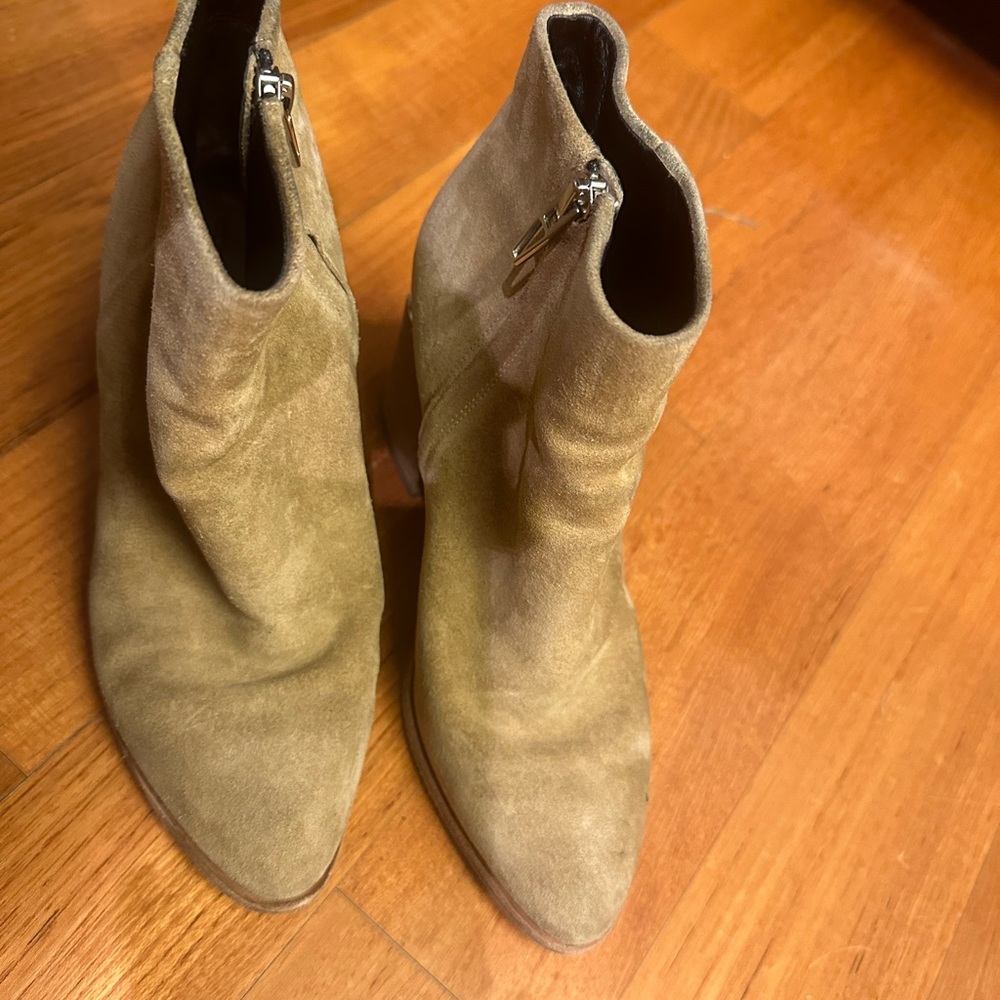 Alexander Wang Beige Suede Booties - Picture 3 of 4